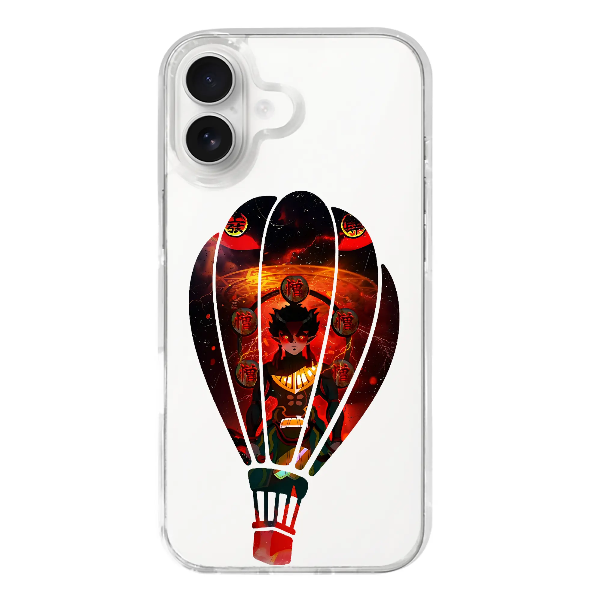 鬼滅の刃 グッズ,半天狗 - iPhone 17シリーズ 透明スマホケース – 薄型・耐衝撃・精密フィット保護カバー